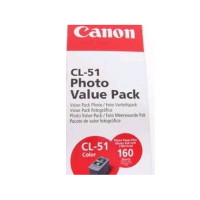 Canon CL51VP ChromaLife Value Pack including CL51 Cartridge and PP1014x6 (160 Sh