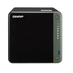 QNAP TS-453D-4G 4-Bay NAS Intel® Celeron® J4125 quad-core 2.0 GHz processor 4 GB DDR4 (1 x 4 GB) 64-bit 4 x 3.5-inch SATA 2 x2.5 Gigabit Tower 3yr war
