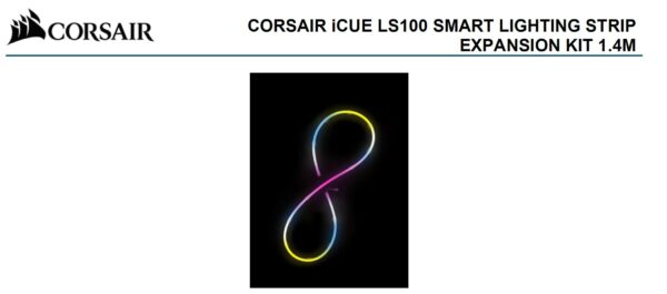 Corsair  iCUE LS100 Smart Lighting Strip Expansion Kit 1x 1.4 Meter 84 Individua