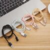 8Ware Braided Magnetic Cable with 3 connectors (Micro USB/USB Type-C/ Lightning)