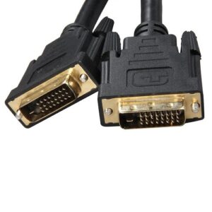 8Ware DVI-D Dual-Link Cable 5m - Male to Male 25-pin 28 AWG for PS4 PS3 Xbox 360 Monitor PC Computer Projector DVD