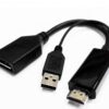 8Ware 4K HDMI to DP DisplayPort Male to Female Active Adapter Converter Cable US