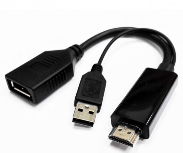 8Ware 4K HDMI to DP DisplayPort Male to Female Active Adapter Converter Cable US