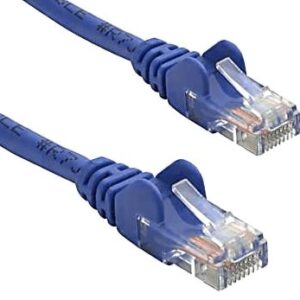 8ware CAT5e Cable 1m - Blue Color Premium RJ45 Ethernet Network LAN UTP Patch Co