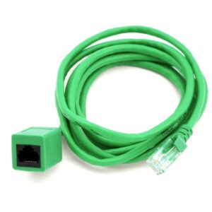 8Ware RJ45 Male to Male Cat5e Network/ Ethernet Cable 2m Green - Standard network extension cable