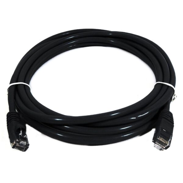 8Ware CAT6A Cable 0.25m (25cm) - Black Color RJ45 Ethernet Network LAN UTP Patch