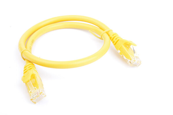 8Ware CAT6A Cable 0.25m (25cm) - Yellow Color RJ45 Ethernet Network LAN UTP Patc