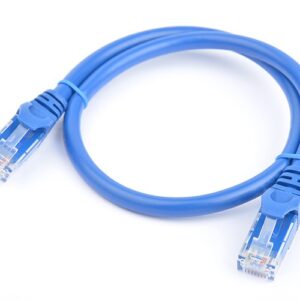 8Ware CAT6A Cable 0.5m (50cm) - Blue Color RJ45 Ethernet Network LAN UTP Patch Cord Snagless