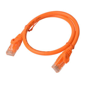 8Ware CAT6A Cable 0.5m (50cm) - Orange Color RJ45 Ethernet Network LAN UTP Patch Cord Snagless