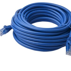 8Ware CAT6A Cable 40m - Blue Color RJ45 Ethernet Network LAN UTP Patch Cord Snag