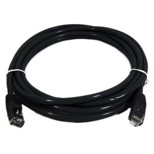 8Ware CAT6A Cable 5m - Black Color RJ45 Ethernet Network LAN UTP Patch Cord Snag