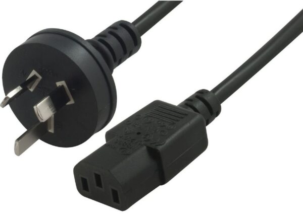 8Ware AU Power Cable 3m - Male Wall 240v PC to Female Power Socket 3pin to IEC 320-C13 for Laptop/AC Adapter