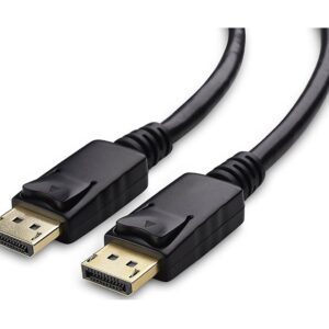 8Ware DisplayPort DP Cable 5m Male to Male 1.2V 30AWG Gold-Plated 4K High Speed Display Port Cable for Gaming Monitor Graphics Card TV PC Laptop