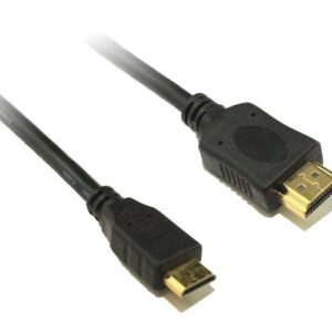 8Ware Mini HDMI to HDMI Cable 3m with Ethernet 1.4V 3D HD 1080p Male to Male for