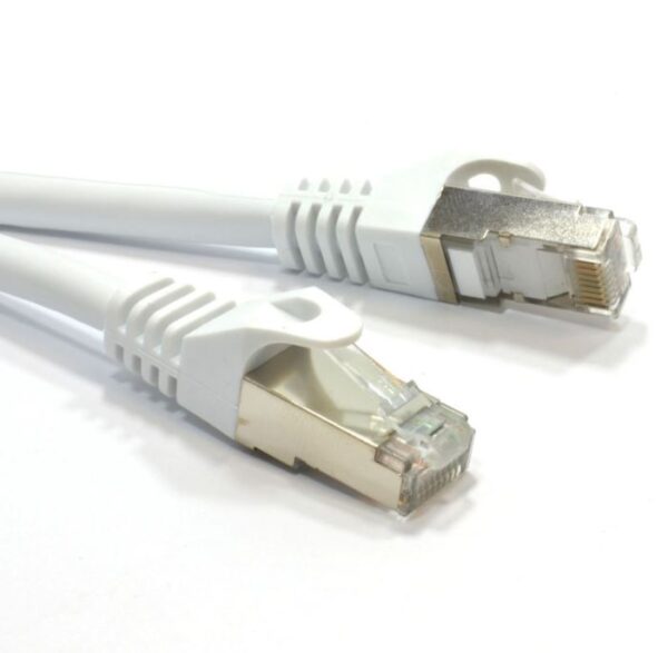 Astrotek CAT6A Shielded Cable 1m Grey/White Color 10GbE RJ45 Ethernet Network LA
