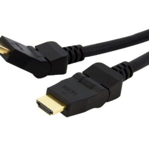 Astrotek HDMI Cable 2m - v1.4 19 pins Type A Male to Male 180 Degree Swivel Type 30AWG Gold Plated Nylon sleeve RoHS