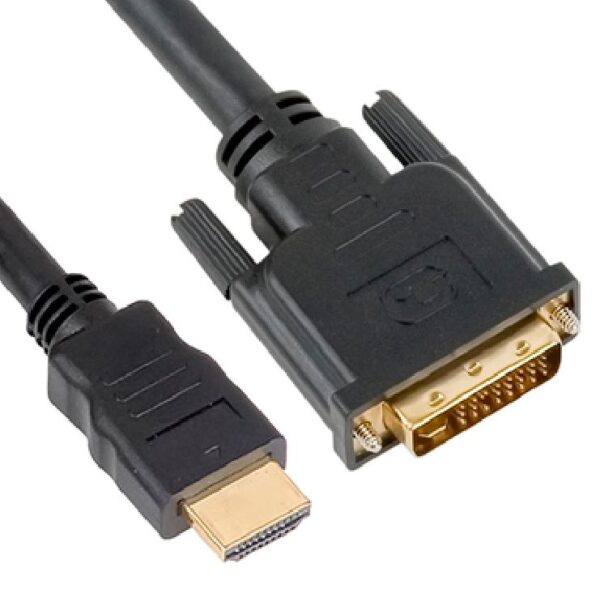 Astrotek 1m HDMI to DVI-D Adapter Converter Cable - Male to Male 30AWG Gold Plat