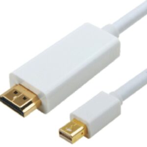 Astrotek Mini DisplayPort DP to HDMI Cable 1m - 20 pins Male to 19 pins Male Gol