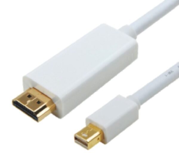 Astrotek Mini DisplayPort DP to HDMI Cable 1m - 20 pins Male to 19 pins Male Gol