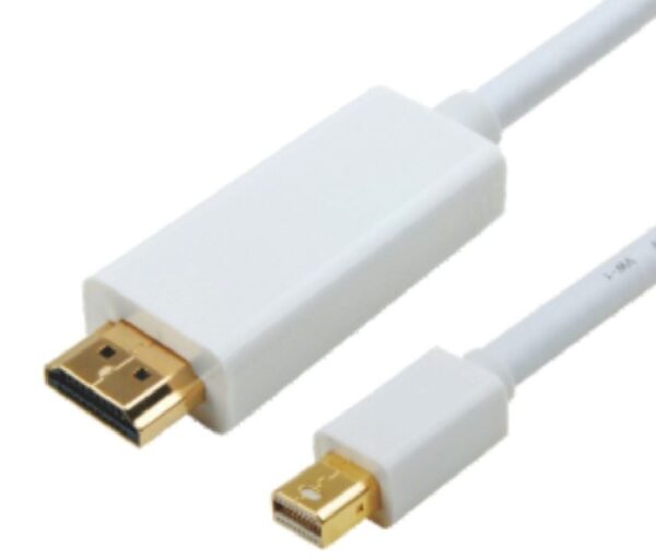 Astrotek Mini DisplayPort DP to HDMI Cable 2m - 20 pins Male to 19 pins Male Gol