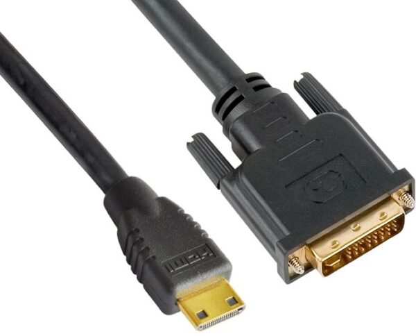 Astrotek Mini HDMI to DVI Cable 60cm - 19 pins Male to 24+1 pins Male 30AWG OD6.