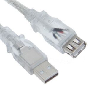 Astrotek USB 2.0 Extension Cable 3m - Type A Male to Type A Female Transparent Colour RoHS