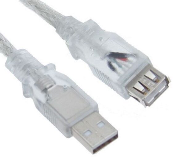 Astrotek USB 2.0 Extension Cable 3m - Type A Male to Type A Female Transparent C