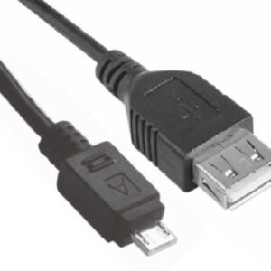 Astrotek Micro USB Male to USB Female OTG Adapter Converter Cable Black for Wind