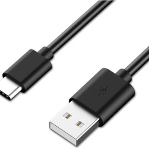 Astrotek 1m USB-C Type-C Data Sync Charger Cable Black Strong Braided Heavy Duty