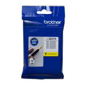 Brother LC-3317Y Yellow Ink Cartridge (550 page yield)
