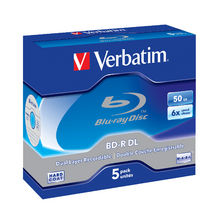 Verbatim 43748 Blu-Ray BD-R Dual-Layer 50GB
