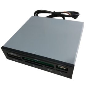 Astrotek 3.5' Internal Card Reader Black All In One USB2.0 Hub CF MS SD Flash Memory Card