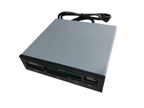 Astrotek 3.5' Internal Card Reader Black All In One USB2.0 Hub CF MS SD Flash Me