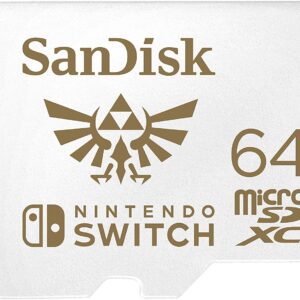 (LS) SanDisk 64GB microSD UHS-I Card for Nintendo Switch 100MB/s 60MB/s -25ºC t