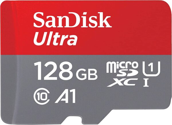 SanDisk Ultra 128GB microSD SDHC SDXC UHS-I Memory Card 120MB/s Full HD Class 10 Speed Google Play Store App for Android Smartphone Tablet