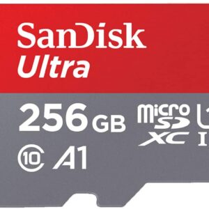 SanDisk Ultra 256GB microSD SDHC SDXC UHS-I Memory Card 120MB/s Full HD Class 10 Speed Google Play Store App for Android Smartphone Tablet