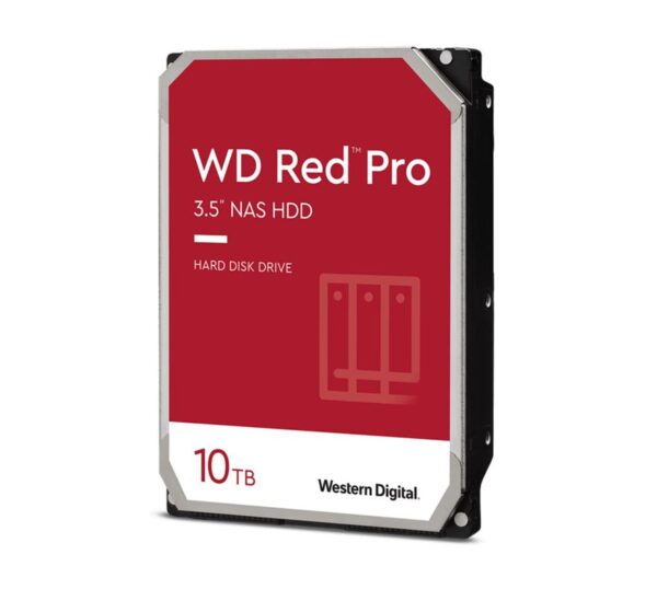 Western Digital WD Red Pro 10TB 3.5' NAS HDD SATA3 7200RPM 256MB Cache 24x7 300T