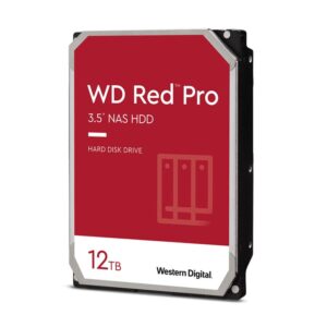 Western Digital WD Red Pro 12TB 3.5' NAS HDD SATA3 7200RPM 256MB Cache 24x7 300T