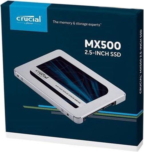 Crucial MX500 4TB 2.5' SATA SSD - 560/510 MB/s 90/95K IOPS 1000TBW AES 256bit Encryption Acronis True Image Cloning 5yr wty ~MZ-77E4T0BW