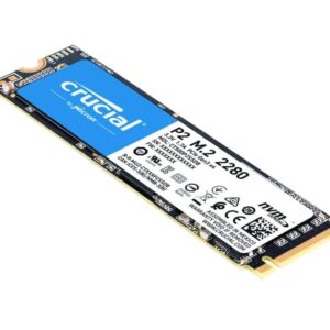 Crucial P2 500GB M.2 PCIe NVMe SSD 2300/1940 MB/s R/W 150TBW 1.5M hrs MTTF Acronis True Image Cloning Software 5yrs wty ~SNVS/500G CT500P1SSD8
