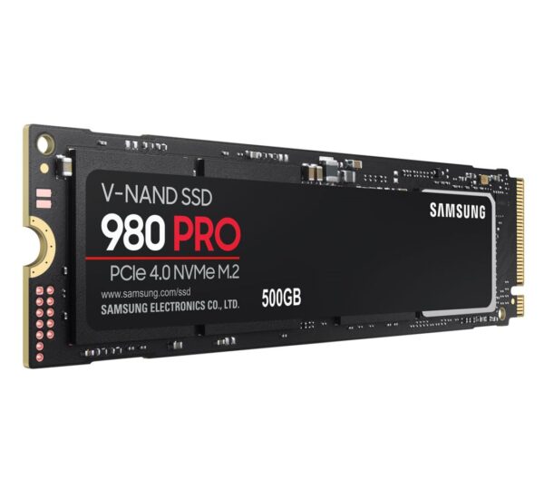 Samsung 980 Pro 500GB Gen4 NVMe SSD - 6900MB/s 5000MB/s R/W 1000K/1000K IOPS 300TBW 1.5M Hrs MTBF for PS5 5yrs Wty