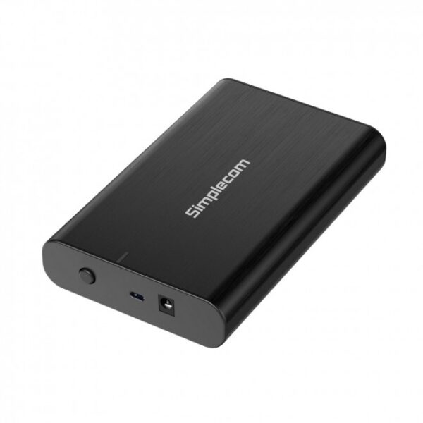 Simplecom SE331 Aluminium 3.5'' SATA to USB-C External Hard Drive Enclosure USB
