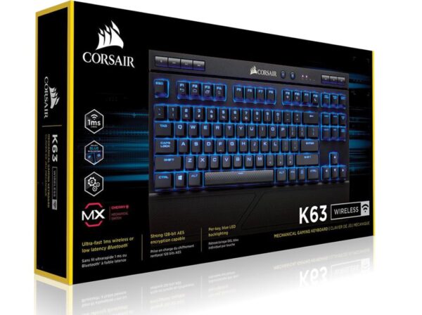 Corsair Gaming™ K63 Wireless Backlit Blue LED