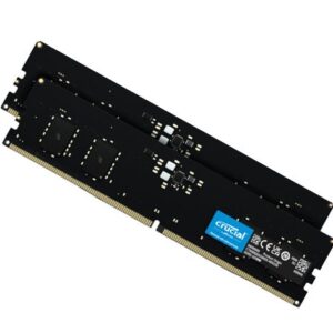 Crucial 32GB (2x16GB) DDR5 UDIMM 4800MHz CL40 Desktop PC Memory for Intel 12th Gen CPU or Asus Gigabyte MSI Z690 MB