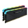 Corsair Vengeance RGB RT 16GB (2x8GB) DDR4 3600MHz C18 18-22-22-42 Black Heatspreader Desktop Gaming Memory for AMD