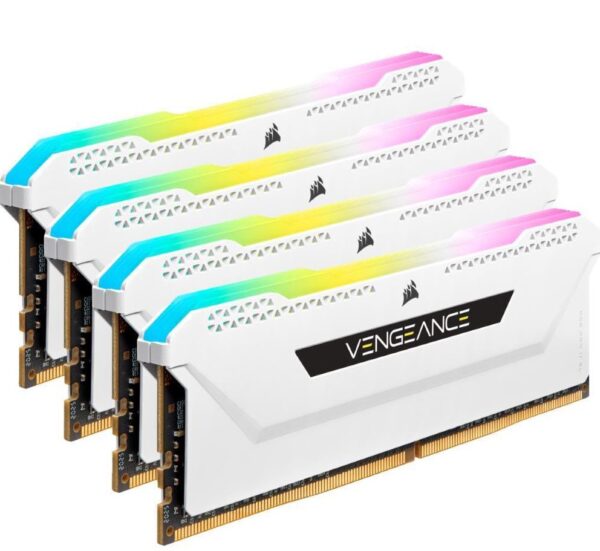 (LS) Corsair Vengeance RGB PRO SL 32GB (4x8GB) DDR4 3200Mhz C16 White Heatspread