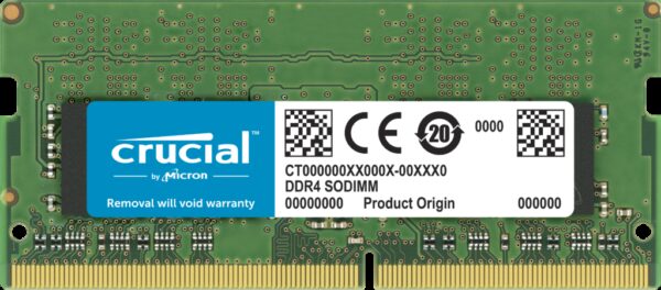 Crucial 32GB (1x32GB) DDR4 SODIMM 3200MHz CL22 1.2V Dual Ranked Laptop Laptop Me