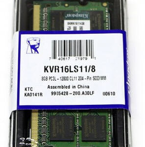 (LS) Kingston 8GB (1x8GB) DDR3L SODIMM 1600MHz 1.35V / 1.5V Dual Voltage ValueRA