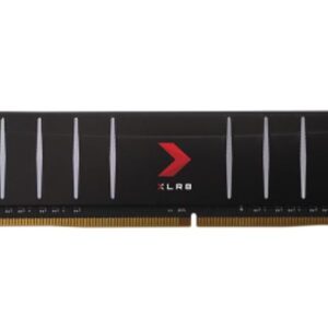 PNY XLR8 8GB (1x8GB) DDR4 UDIMM 3200Mhz CL16 1.35V Low Profile Black Heat Spreader Gaming Desktop PC Memory