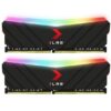 PNY XLR8 32GB (2x16GB) DDR4 UDIMM 3600Mhz RGB CL18 1.35V Black Heat Spreader Gam